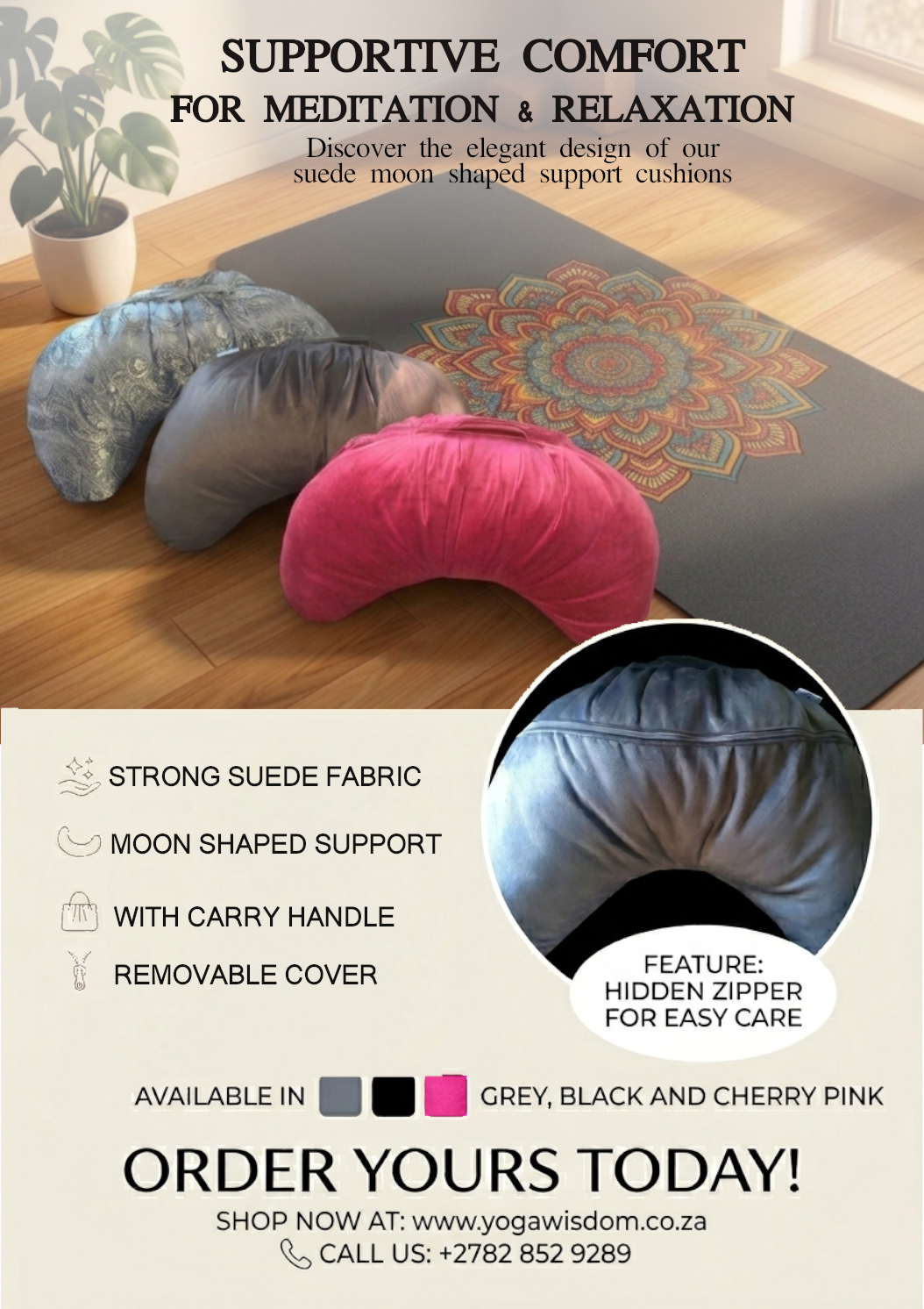 Moon Support Cushion Advert